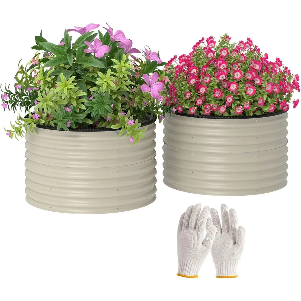 Plants X - Set Bedeng Tanaman, 2 Pot Tanaman