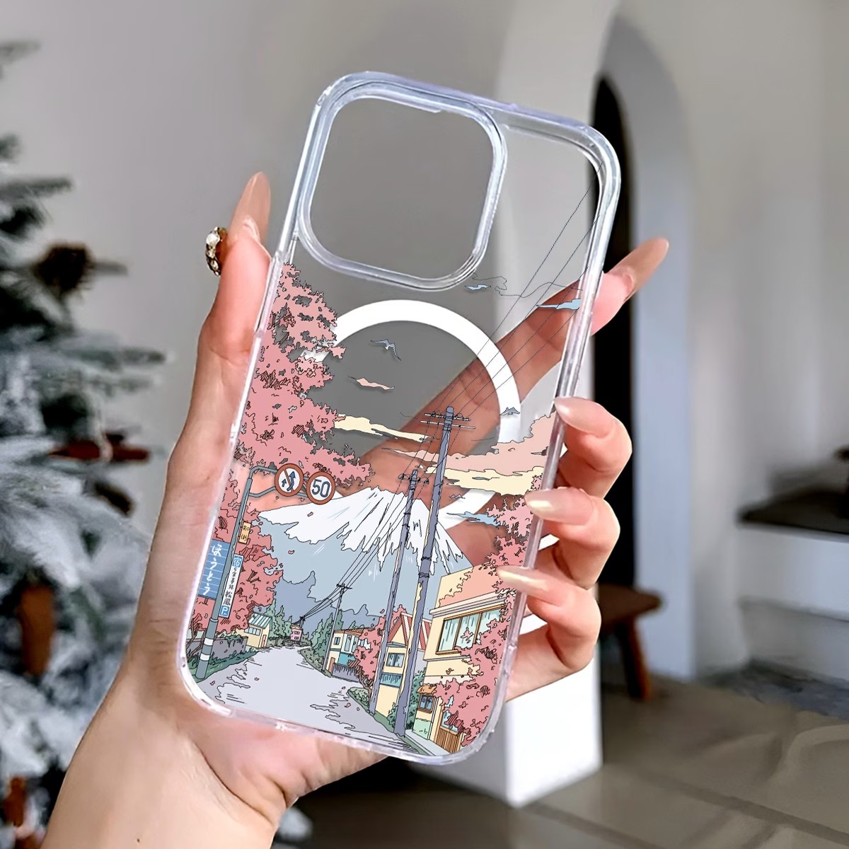 Casing Ponsel Motif Bunga Saku - Plants X ulasan dan harga