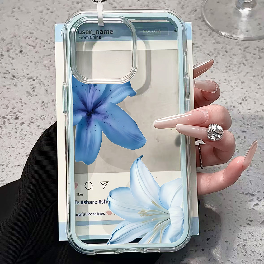 Casing HP Transparan Motif Bun - Plants X ulasan dan harga