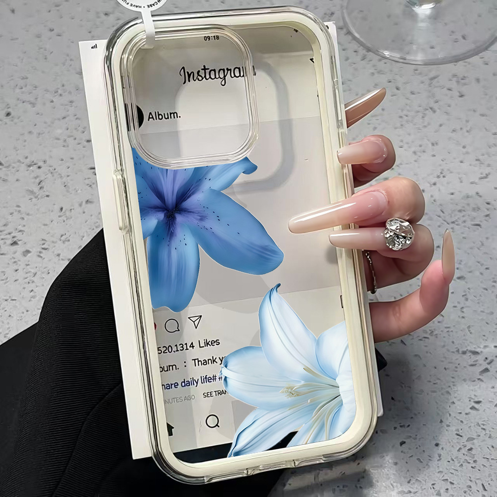 Casing HP Transparan Motif Bun - Plants X ulasan dan harga