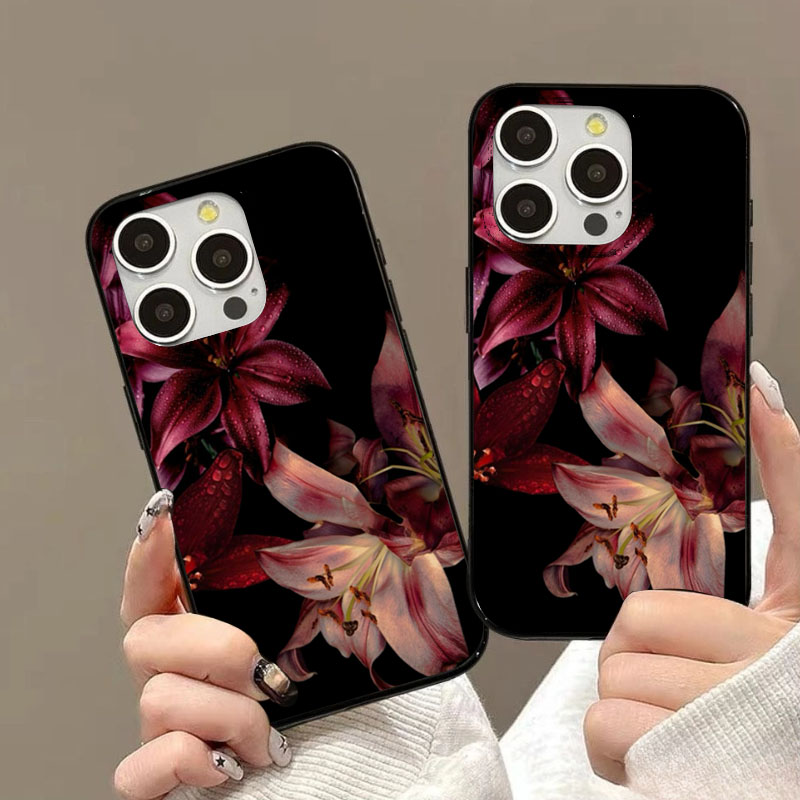 Casing Ponsel Bunga Lily Merah - Plants X ulasan dan harga