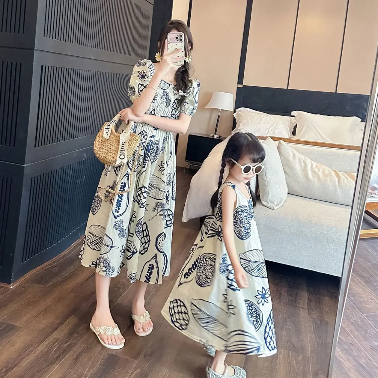Gaun Smock Wanita Pakaian Kelu - Plant Parent Shirt ulasan dan harga