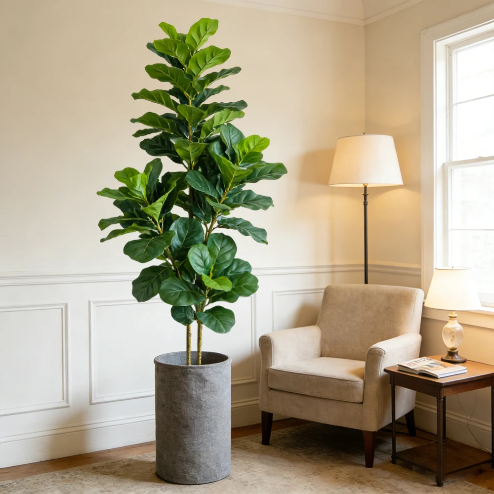 Pohon Fiddle Fig Buatan 64/122 - Fiddle Leaf Fig ulasan dan harga